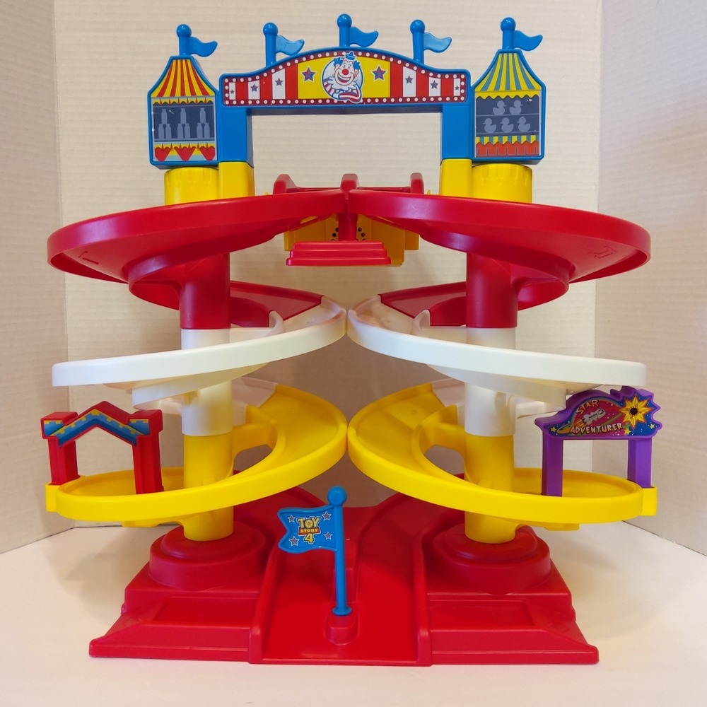 Fisher-Price Disney Pixar Toy Story 4 Carnival Spiral Speedway Spiral Ramp